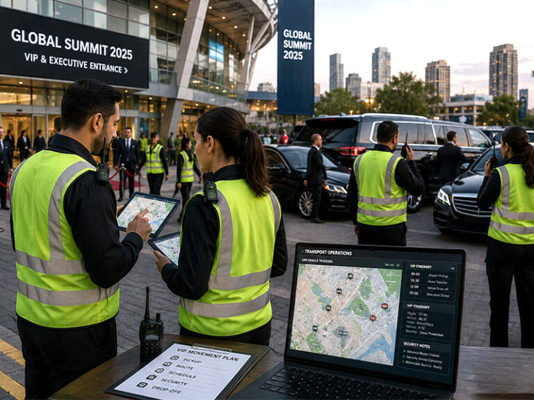 VIP Transportation Management for Large Events